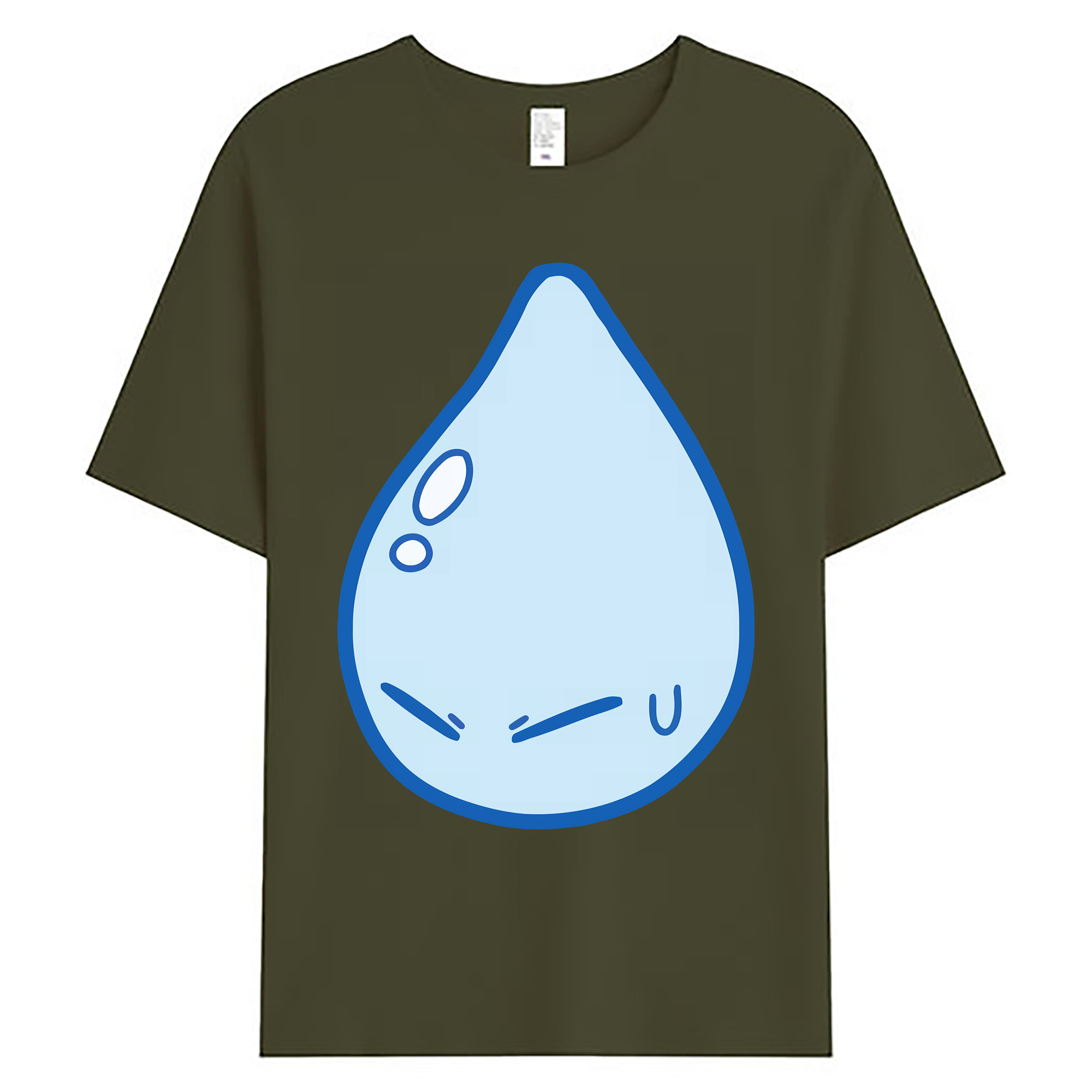 （画像用） 転スラ Regarding Reincarnated to Slime 綿100％ メンズ半袖Tシャツ｜肌触りやわらか＆通気性